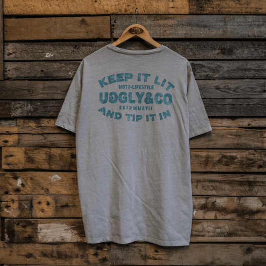 Mist Keep it Lit' Tee by Uggly & Co
