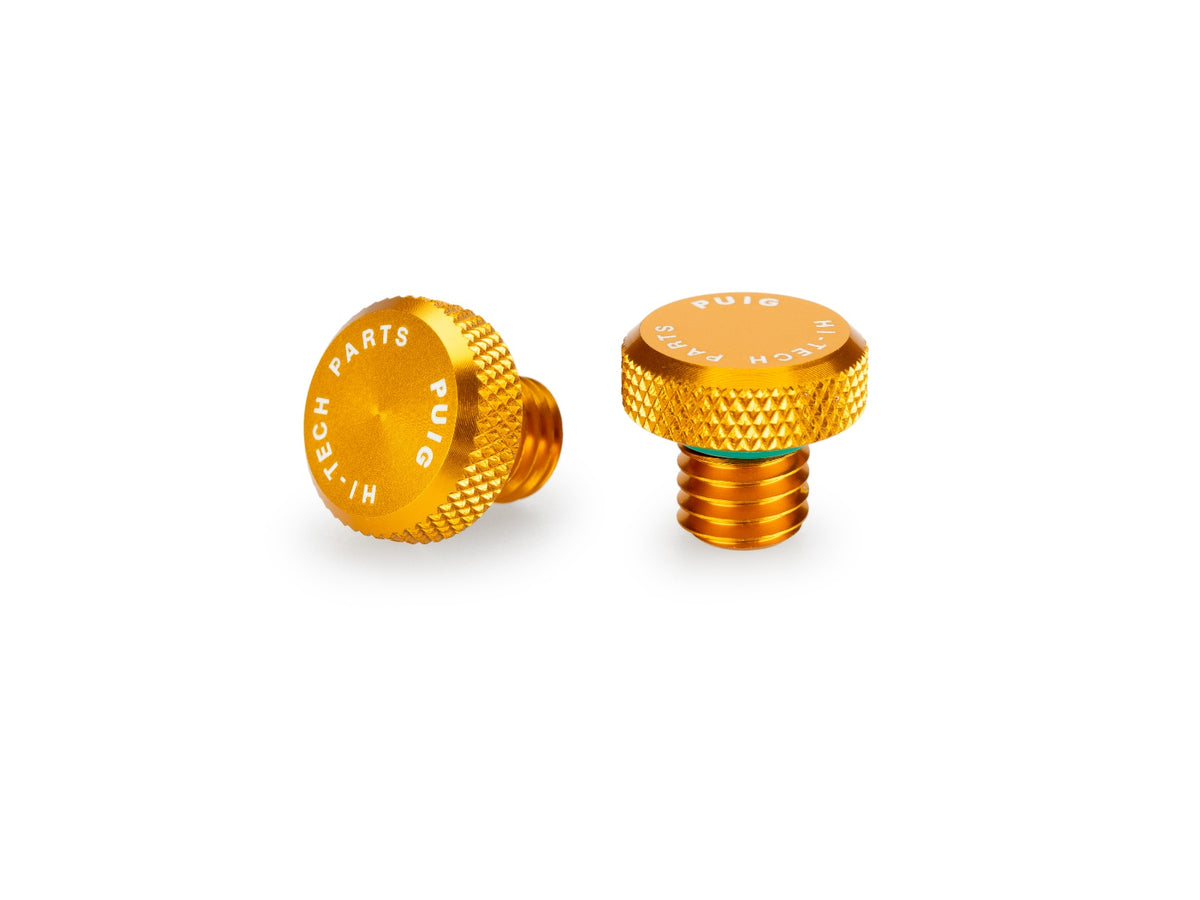 Mirror Hole Screw Plug - Gold