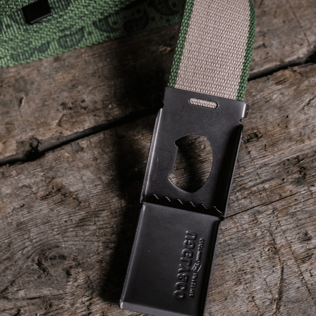 Green Canvas Utility Belt by Uggly & Co
