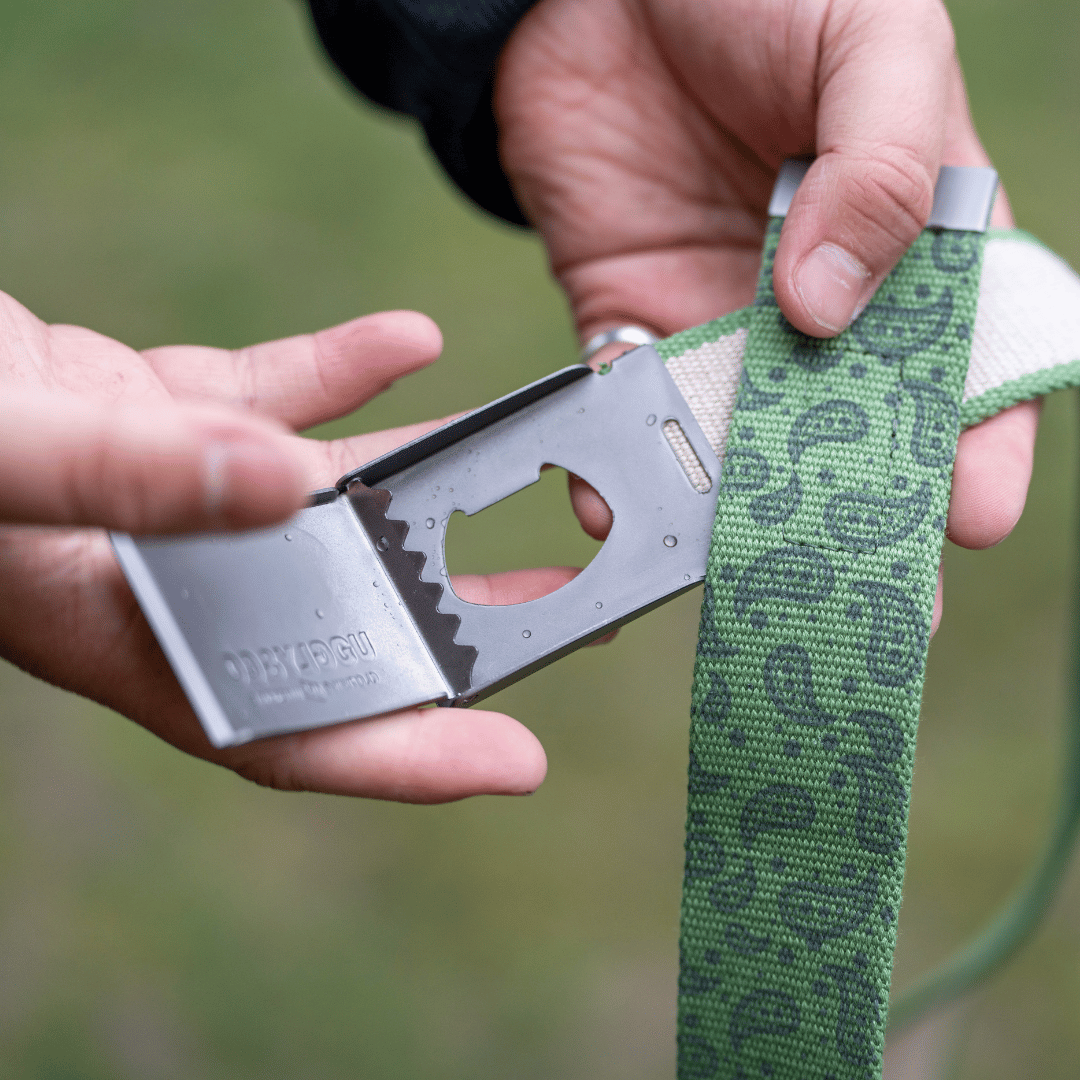 Green Canvas Utility Belt by Uggly & Co