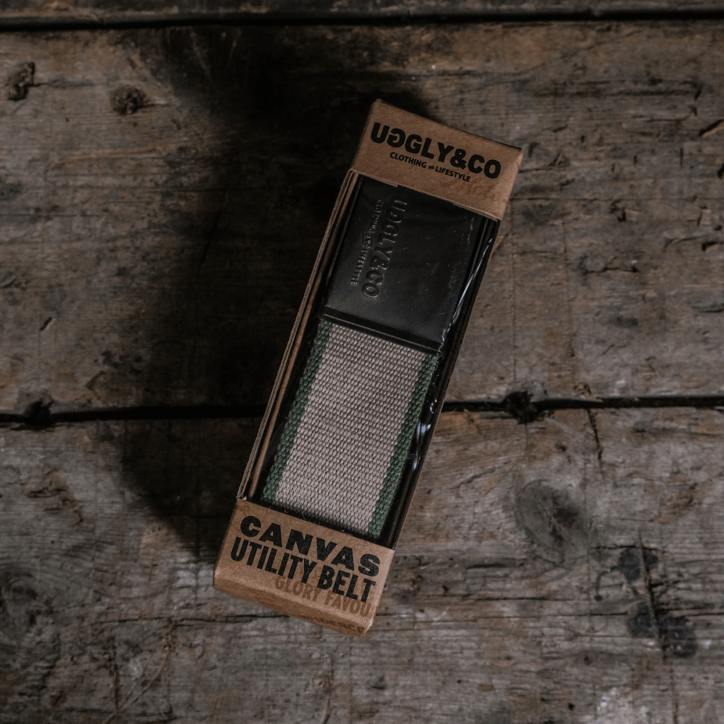 Green Canvas Utility Belt by Uggly & Co