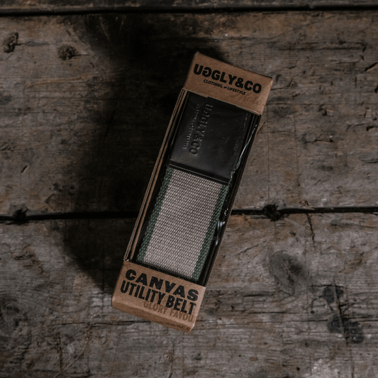 Green Canvas Utility Belt by Uggly & Co