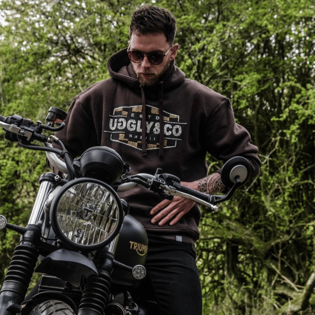 Chequered Hoodie by Uggly & Co