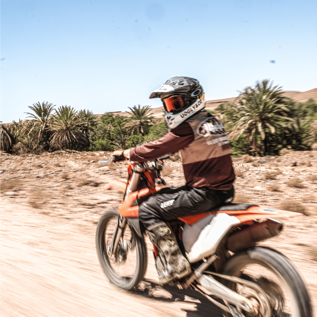 No.1 Brown Vintage Motocross Jersey by Uggly & Co