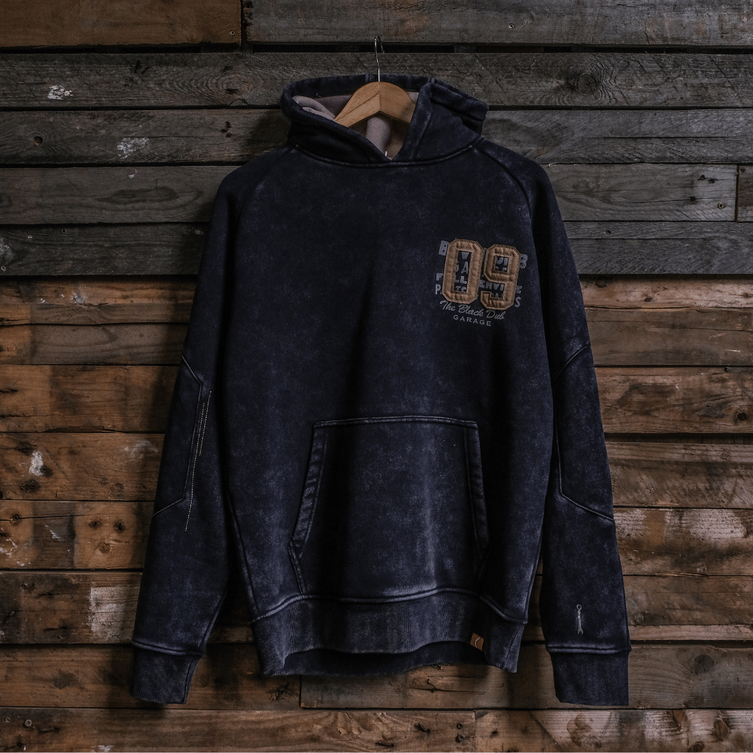 Navy Parts & Spares '09' Hoodie by Uggly & Co