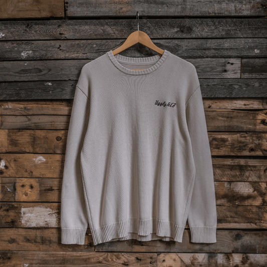 Bone U&C Knit Pullover by Uggly & Co