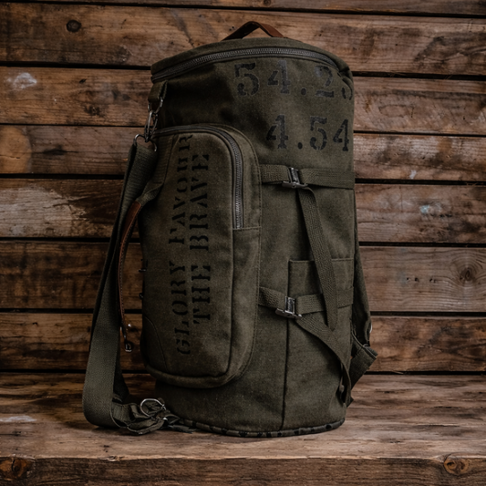 Green 'Aviation' Duffle Bag by Uggly & Co