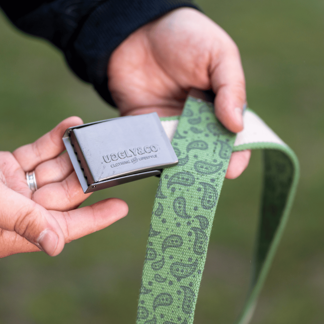 Green Canvas Utility Belt by Uggly & Co