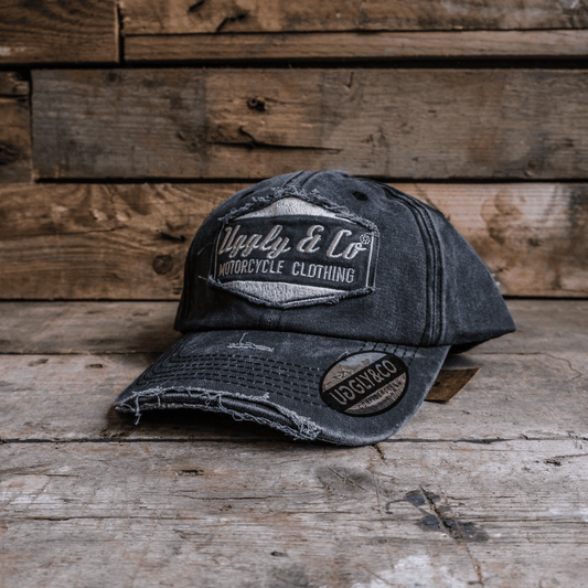 Diamond Logo Black Baseball Cap by Uggly & Co