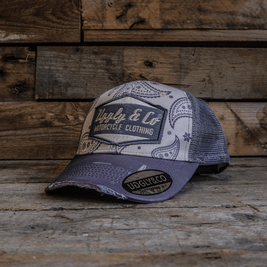 Bandana Diamond Trucker Hat by Uggly & Co