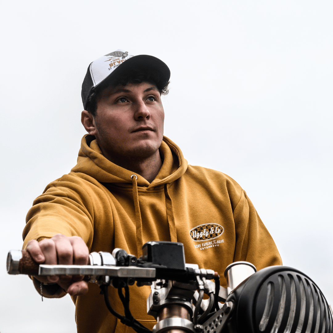 Lightning Bolt Trucker Hat by Uggly & Co
