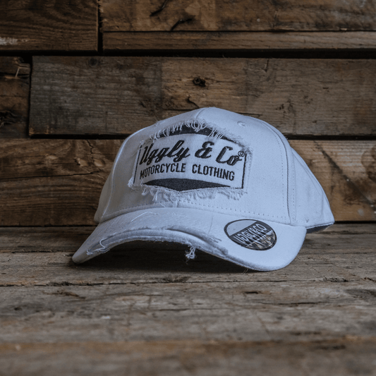 White Diamond Vintage Cap by Uggly & Co
