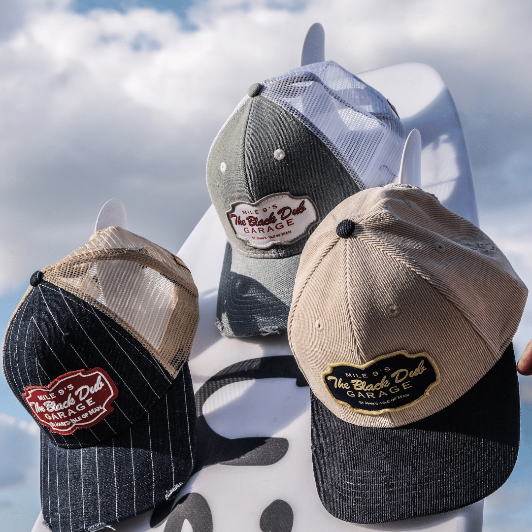 Denim Garage Trucker Hat by Uggly & Co