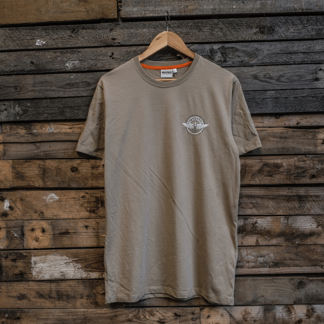 Beige Circle Wings Tee by Uggly & Co