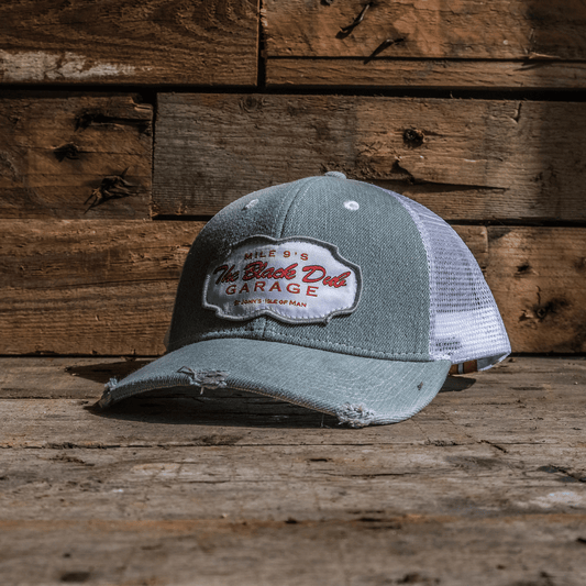 Denim Garage Trucker Hat by Uggly & Co