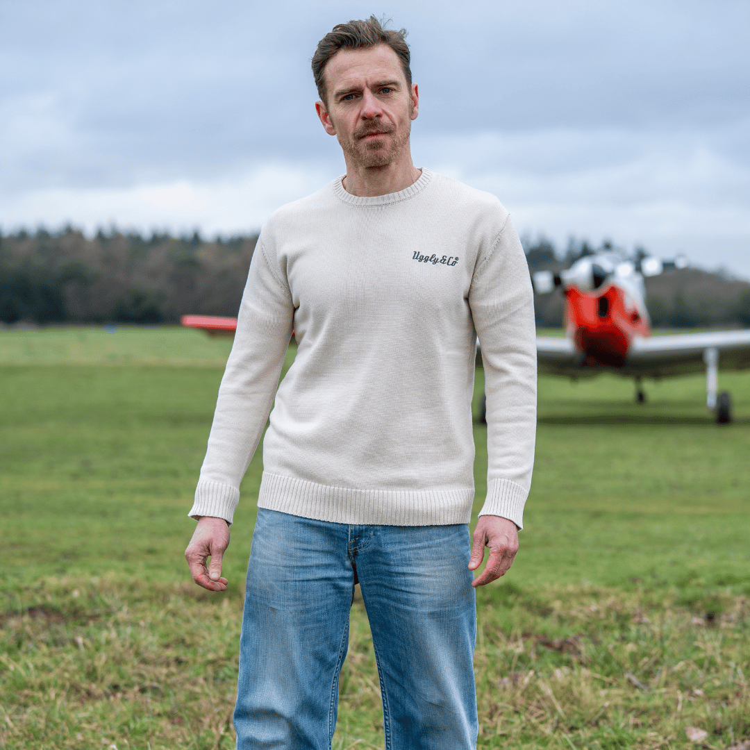Bone U&C Knit Pullover by Uggly & Co
