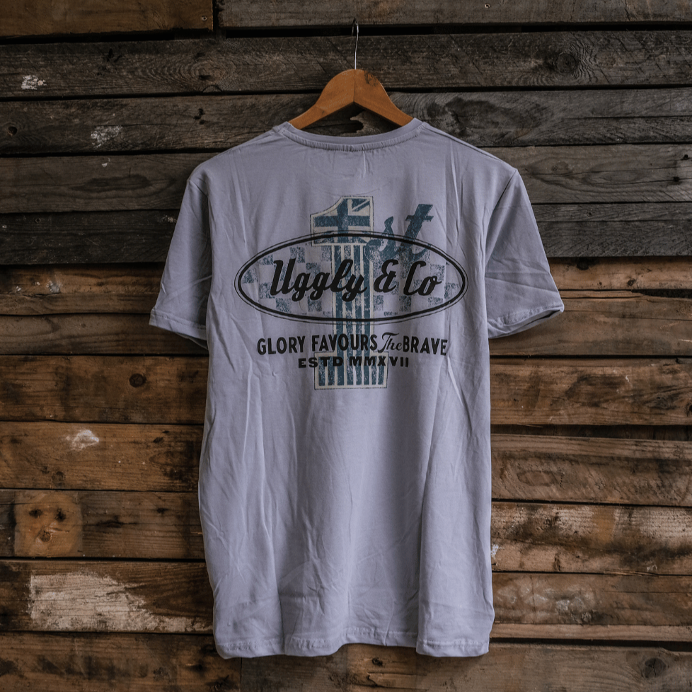 Dusty Flattrack No.1 Tee by Uggly & Co