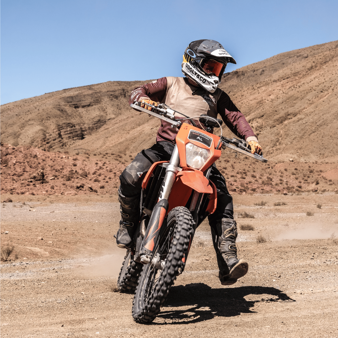 No.1 Brown Vintage Motocross Jersey by Uggly & Co