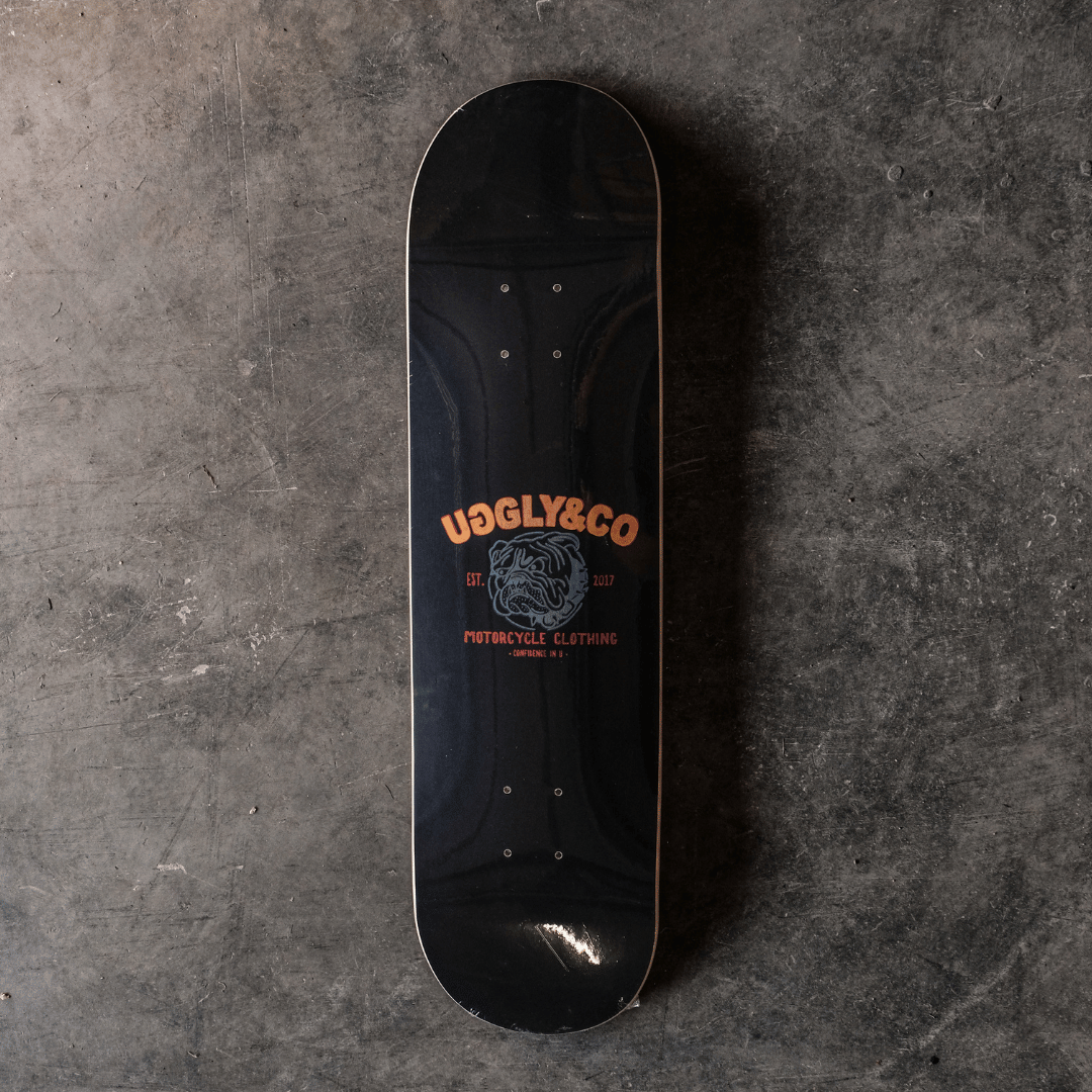 Bulldog Skateboard Deck by Uggly & Co