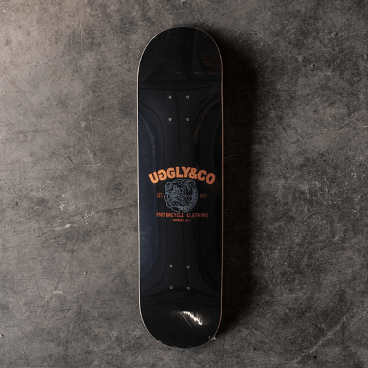 Bulldog Skateboard Deck by Uggly & Co