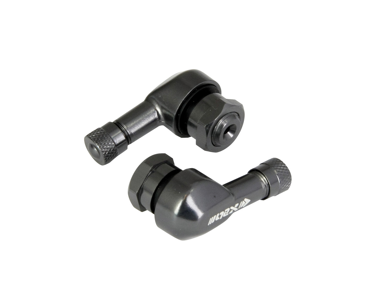 Bike It Aluminium Angled (90 Degree) 8.3mm Metal Tyre Valve 1pc