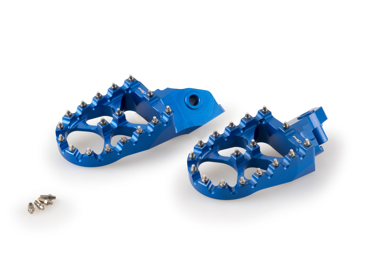 Off Road Footpegs - Blue