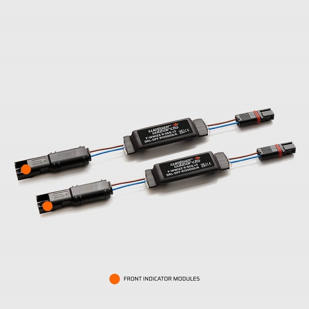 Weiser Front Indicator Re-sequencing module - BMW R1250 GS & R1250 GSA '21-25.