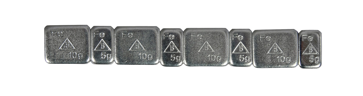 Bike It Wheel Weights 50*60G Strips (4*5G 4*10G) Lead-Free Self-Adhesive