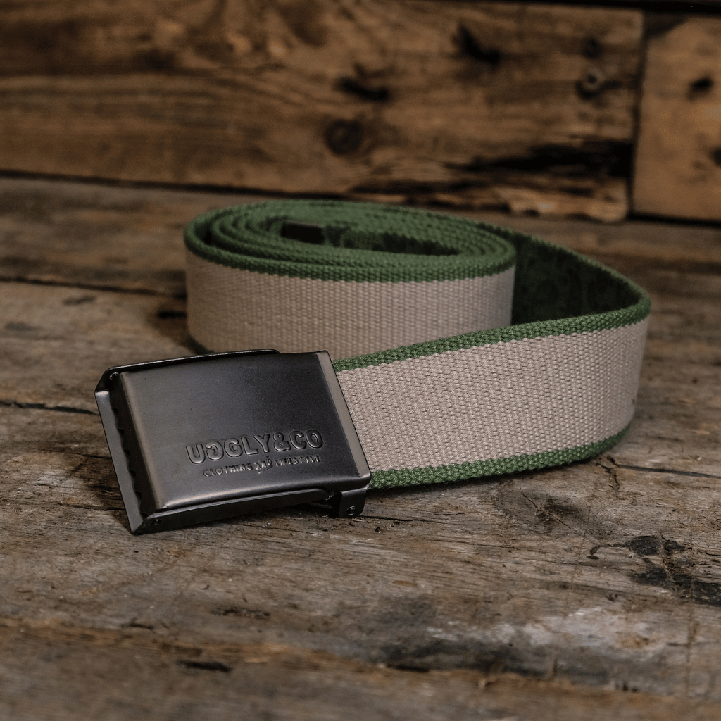 Green Canvas Utility Belt by Uggly & Co