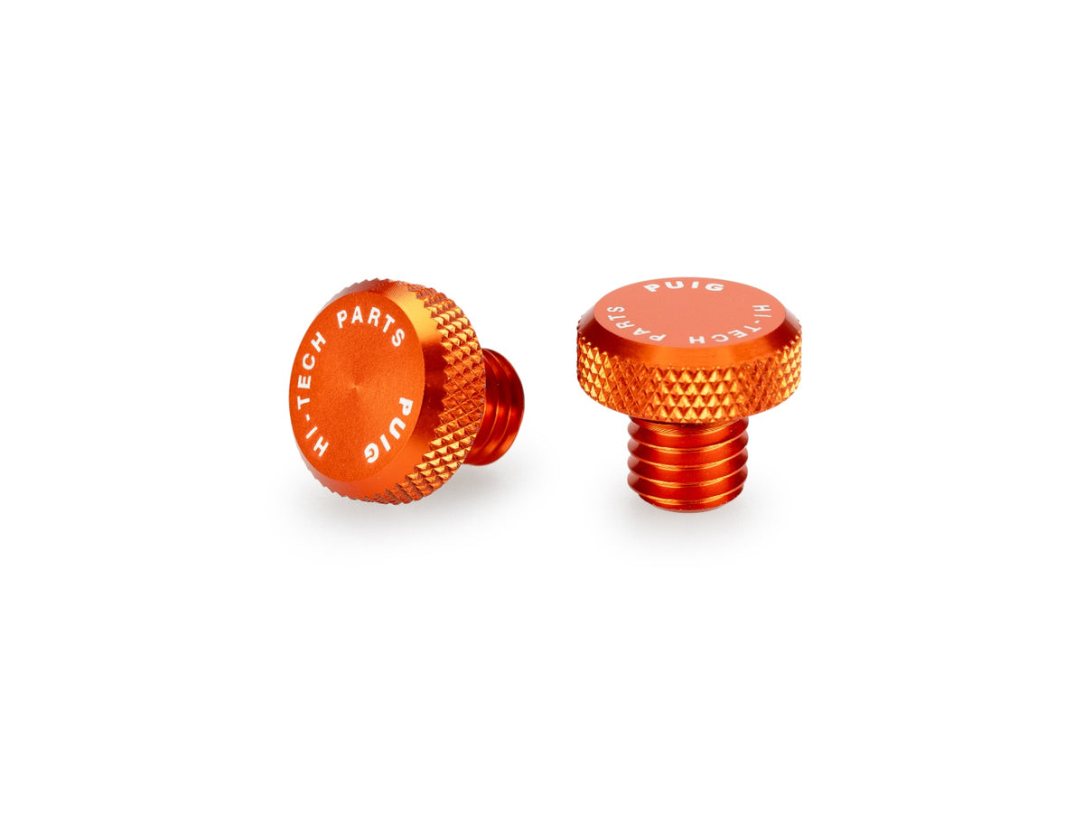 Mirror Hole Screw Plug - Orange