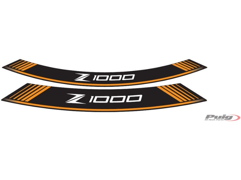 Wheel Rim Stickers - Orange