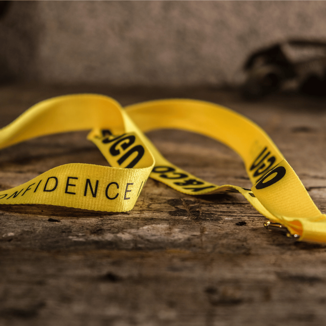 Yellow Lanyard by Uggly & Co