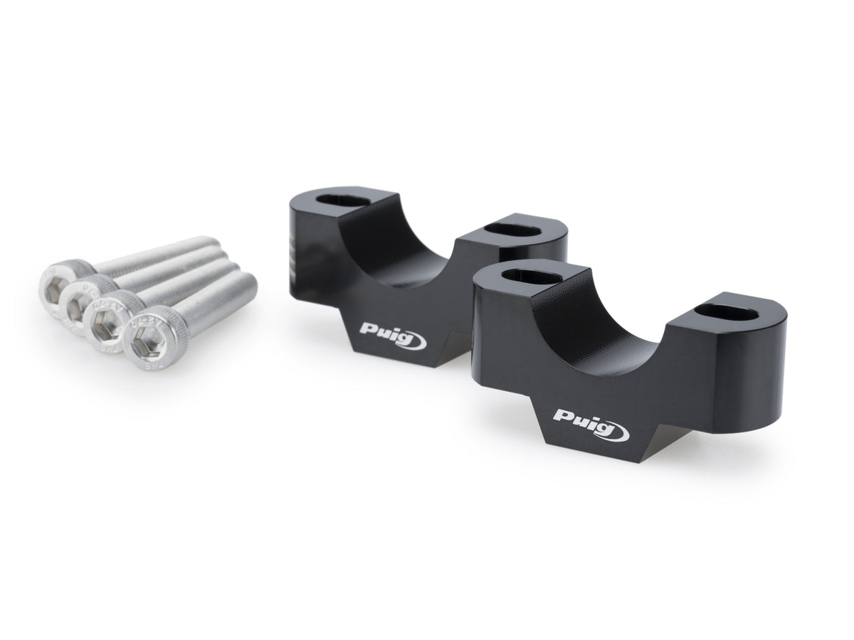 20mm Handlebar Risers For 22-32mm Bars - Black